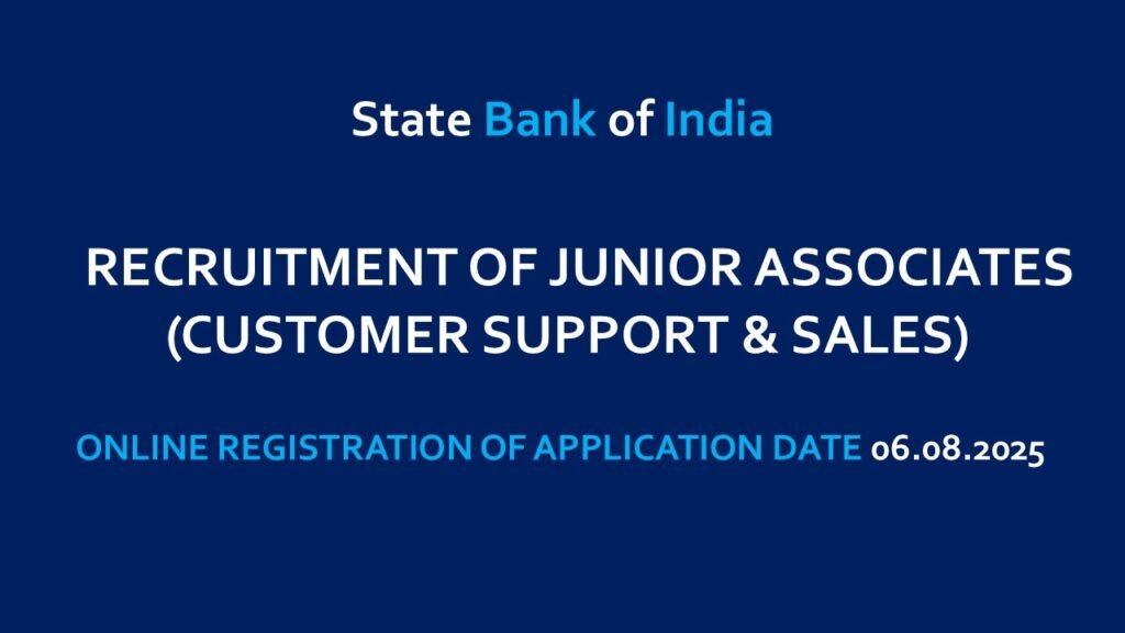 SBI Clerk 2025 Recruitment – Apply Now for Junior Associate Vacancies Across India