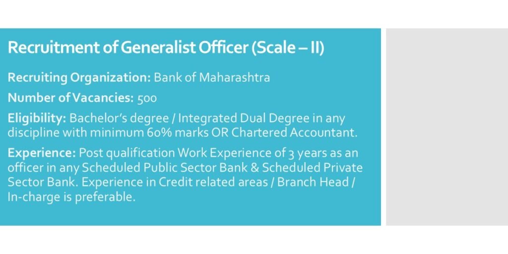 A confident banking professional standing in front of Bank of Maharashtra headquarters, symbolizing career growth and public sector opportunity.